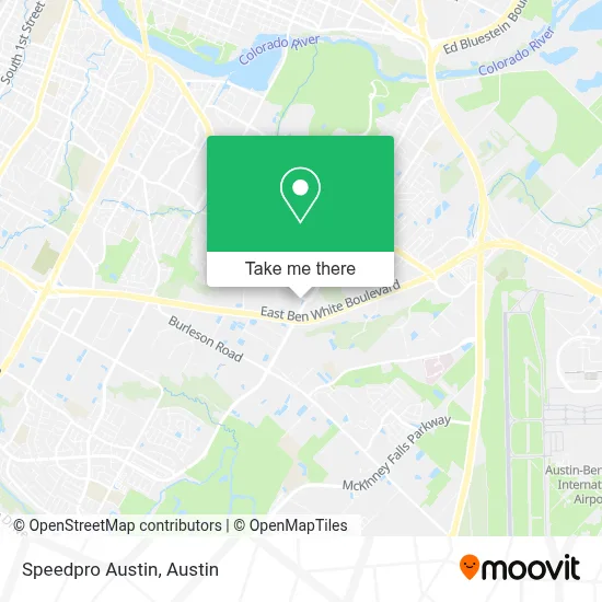 Speedpro Austin map