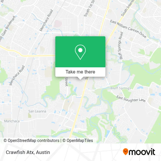 Crawfish Atx map