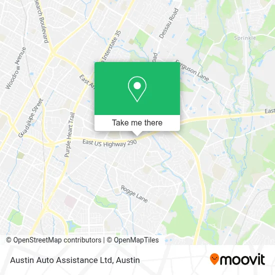 Austin Auto Assistance Ltd map