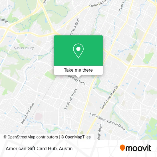 American Gift Card Hub map