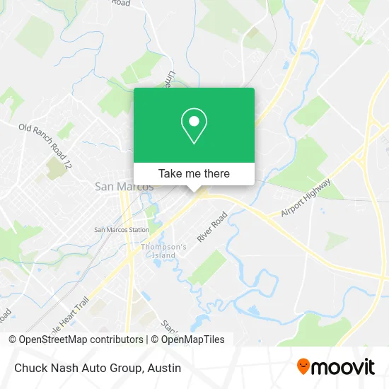 Chuck Nash Auto Group map