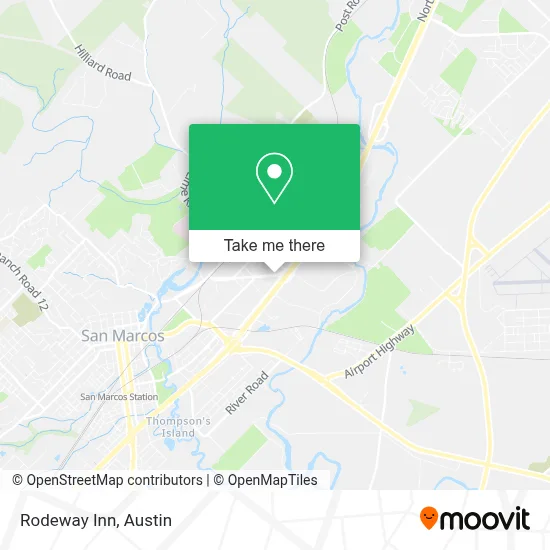 Rodeway Inn map
