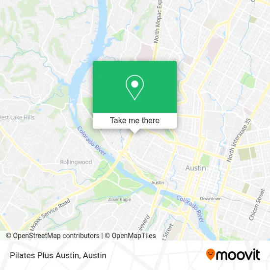 Pilates Plus Austin map