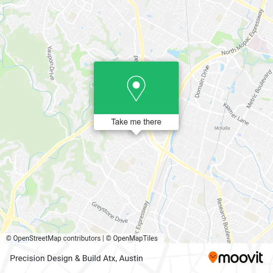 Precision Design & Build Atx map