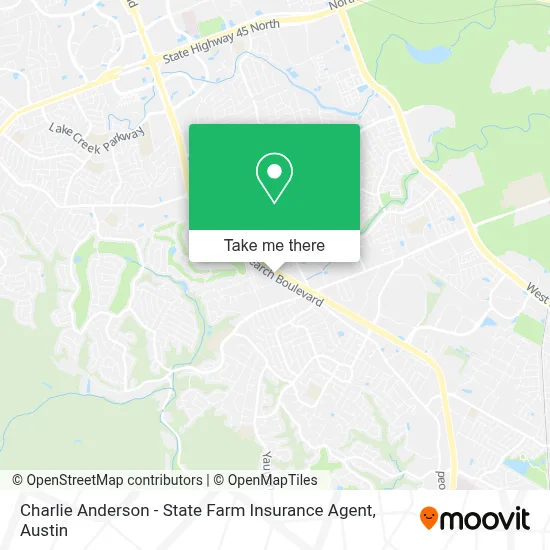 Charlie Anderson - State Farm Insurance Agent map