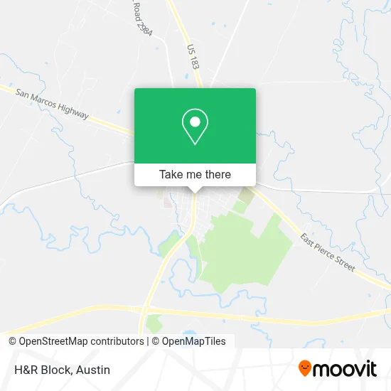 H&R Block map