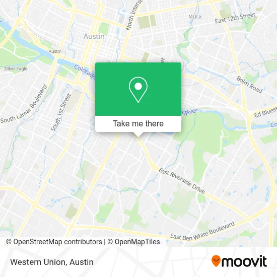 Western Union map