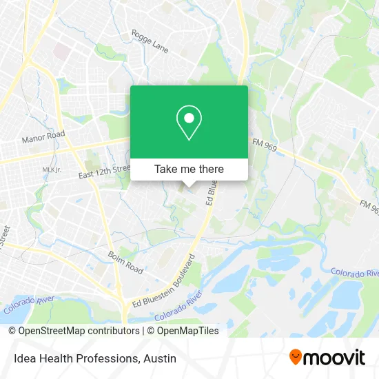 Idea Health Professions map