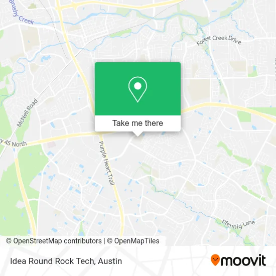 Idea Round Rock Tech map