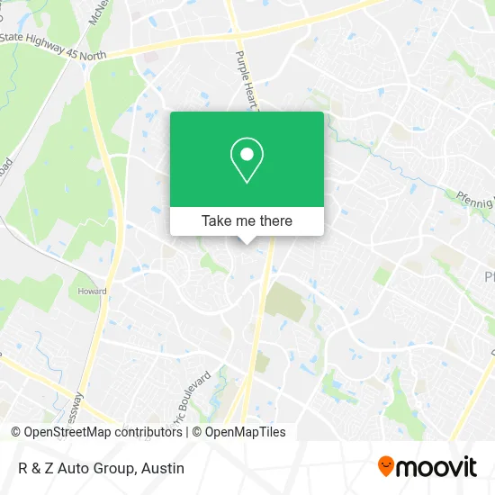 R & Z Auto Group map