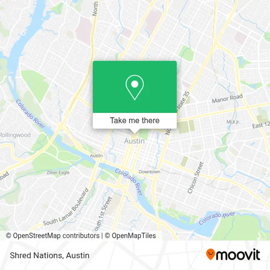 Shred Nations map