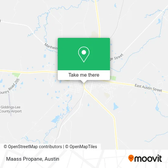 Maass Propane map