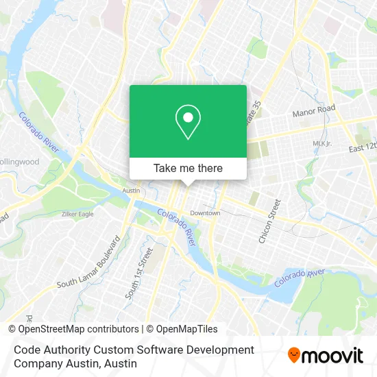 Code Authority Custom Software Development Company Austin map