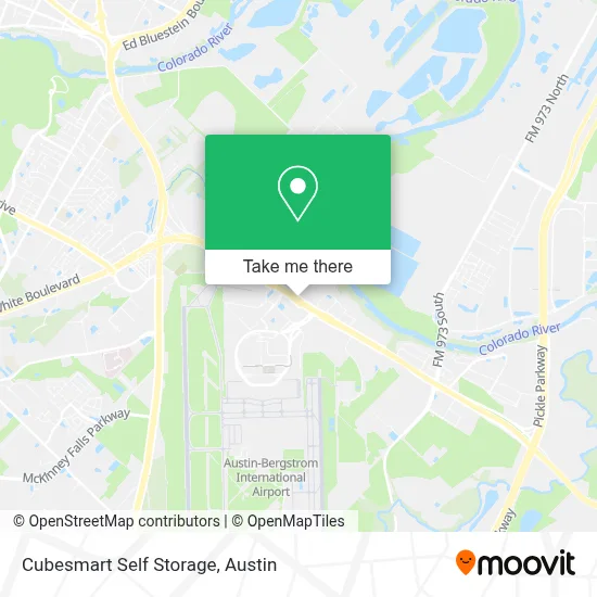Cubesmart Self Storage map