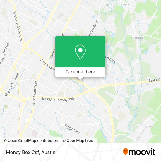 Money Box Csf map