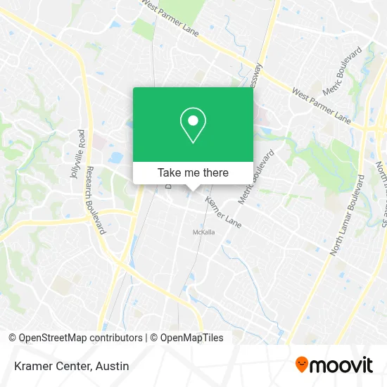 Kramer Center map