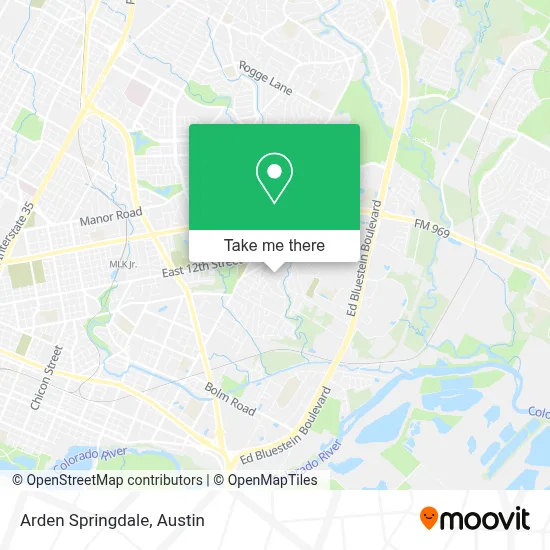 Arden Springdale map