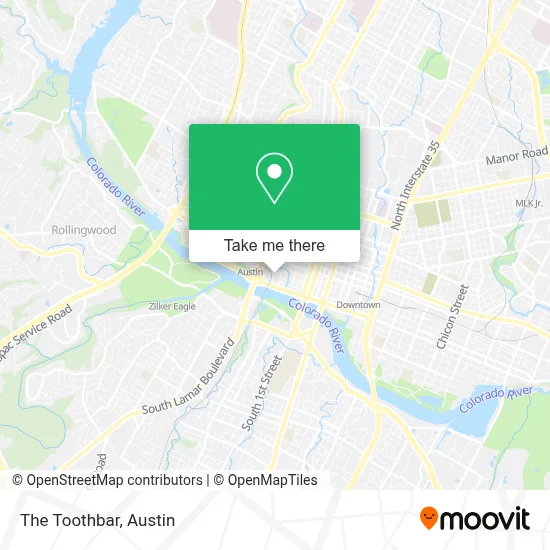 The Toothbar map