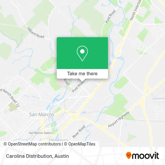 Carolina Distribution map