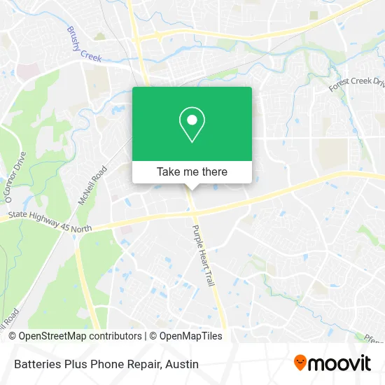Batteries Plus Phone Repair map