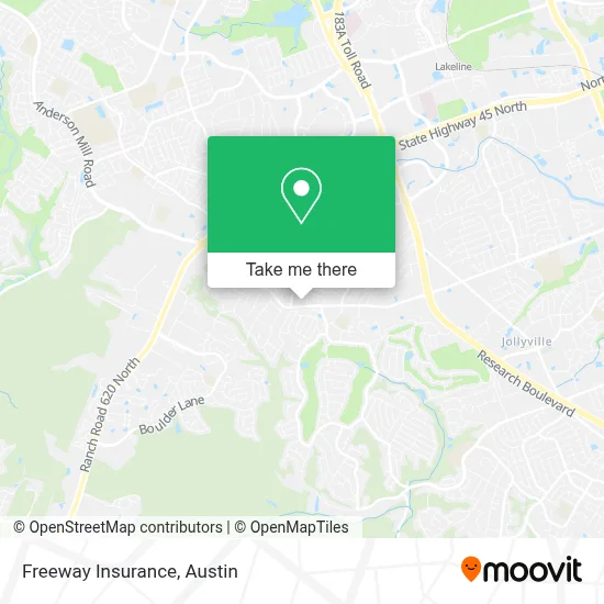 Freeway Insurance map