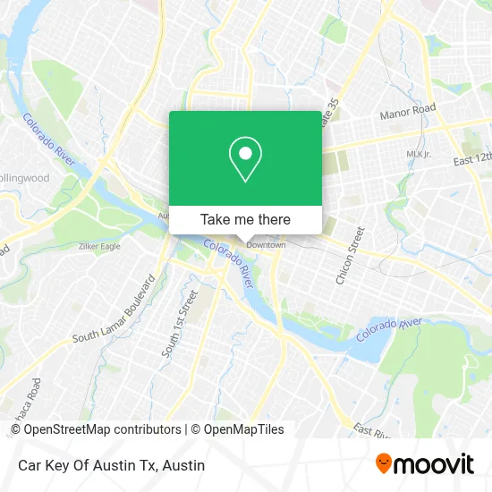 Car Key Of Austin Tx map