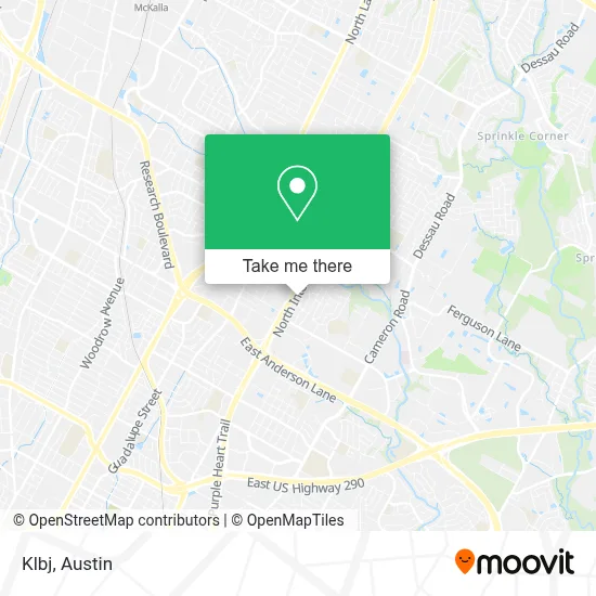Klbj map