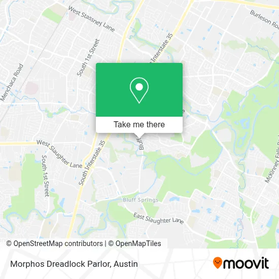 Morphos Dreadlock Parlor map
