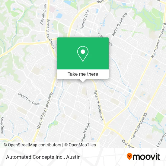 Automated Concepts Inc. map