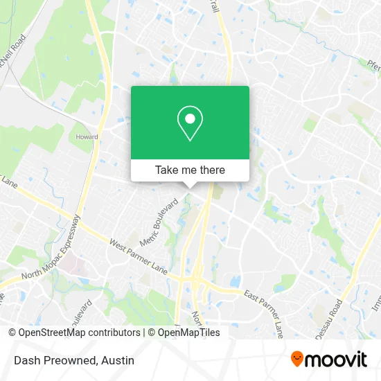 Dash Preowned map