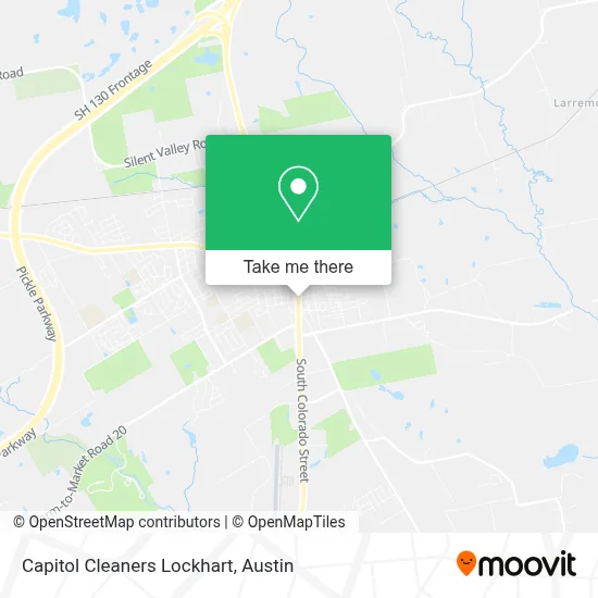 Capitol Cleaners Lockhart map