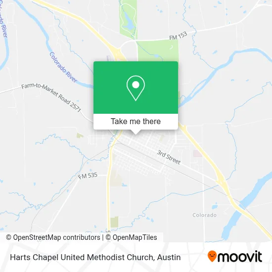 Harts Chapel United Methodist Church map