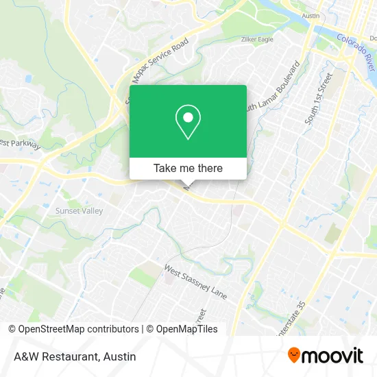 A&W Restaurant map