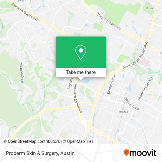 Proderm Skin & Surgery map
