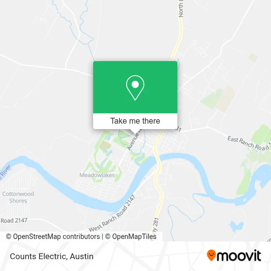 Counts Electric map