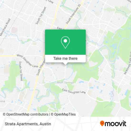 Strata Apartments map