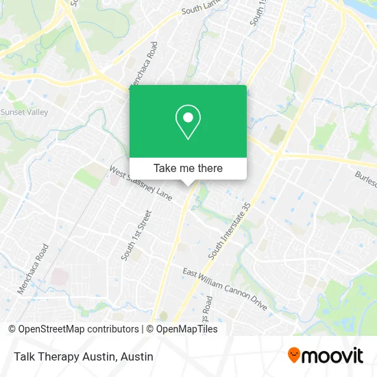 Talk Therapy Austin map