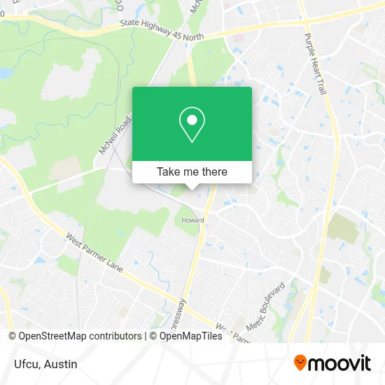 Ufcu map
