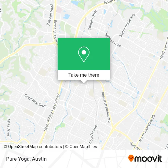 Pure Yoga map