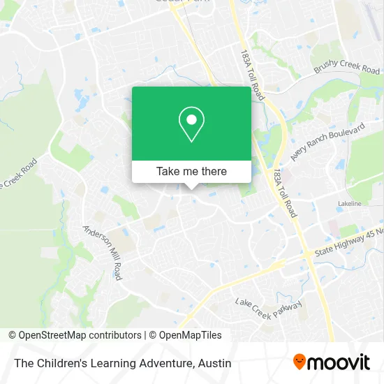 The Children's Learning Adventure map