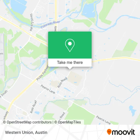 Western Union map