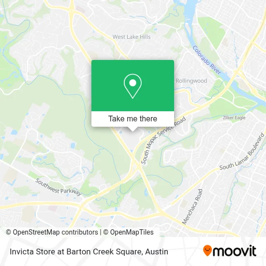 Invicta Store at Barton Creek Square map