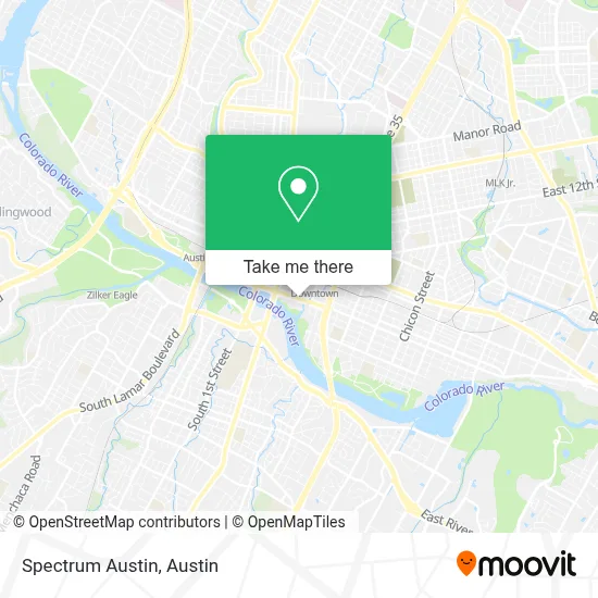 Spectrum Austin map
