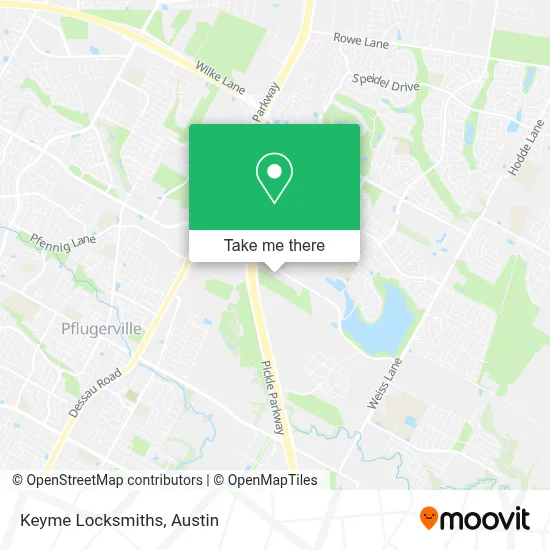 Keyme Locksmiths map