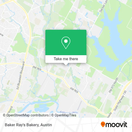 Baker Ray's Bakery map