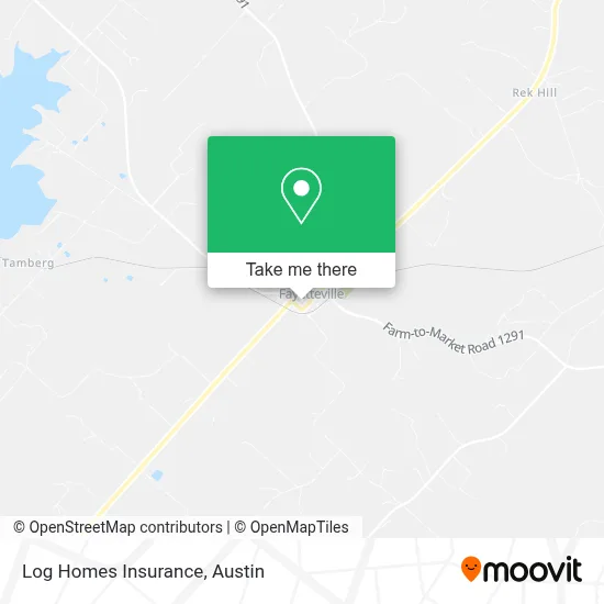 Log Homes Insurance map