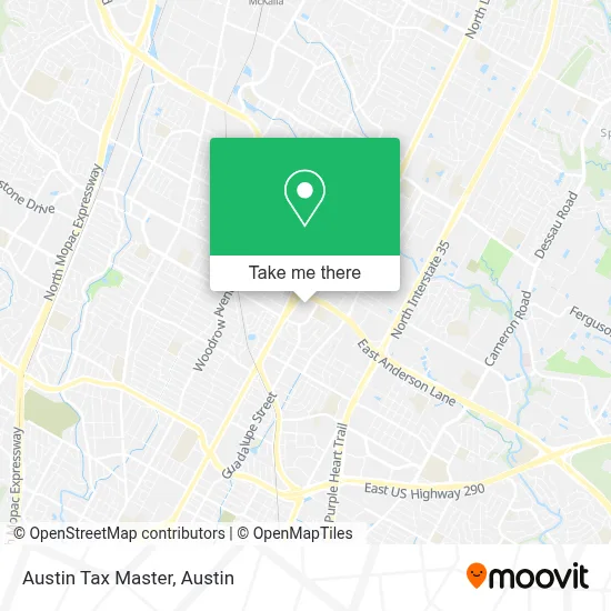Austin Tax Master map