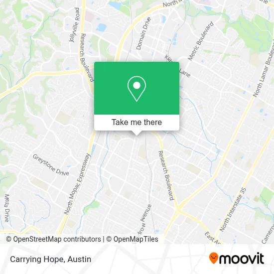 Carrying Hope map