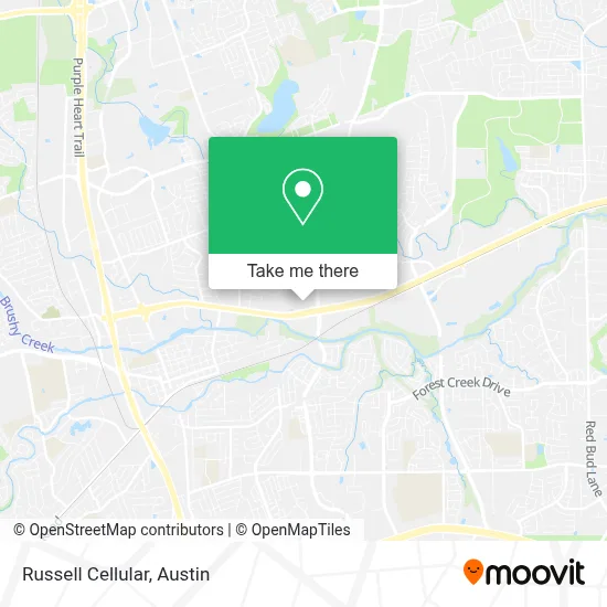 Russell Cellular map