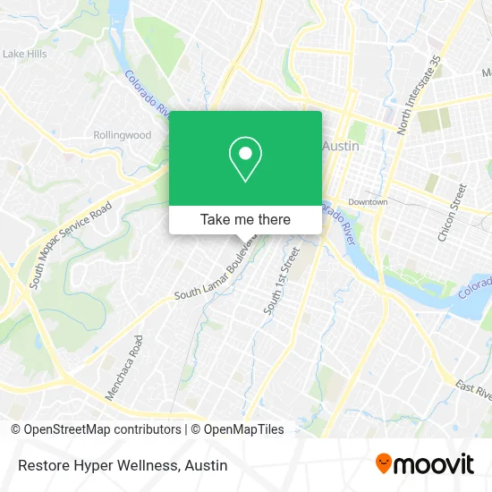 Restore Hyper Wellness map
